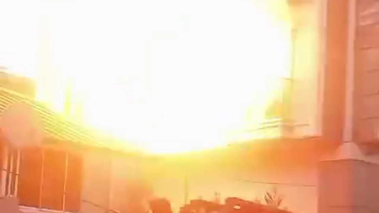 Doğalgaz bomba gibi patladı! 