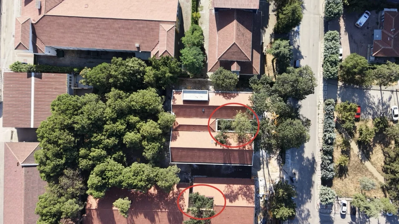 Ağa&ccedil;ları kesmek yerine okulun i&ccedil;ine aldılar! Bursa'da &ouml;rnek proje