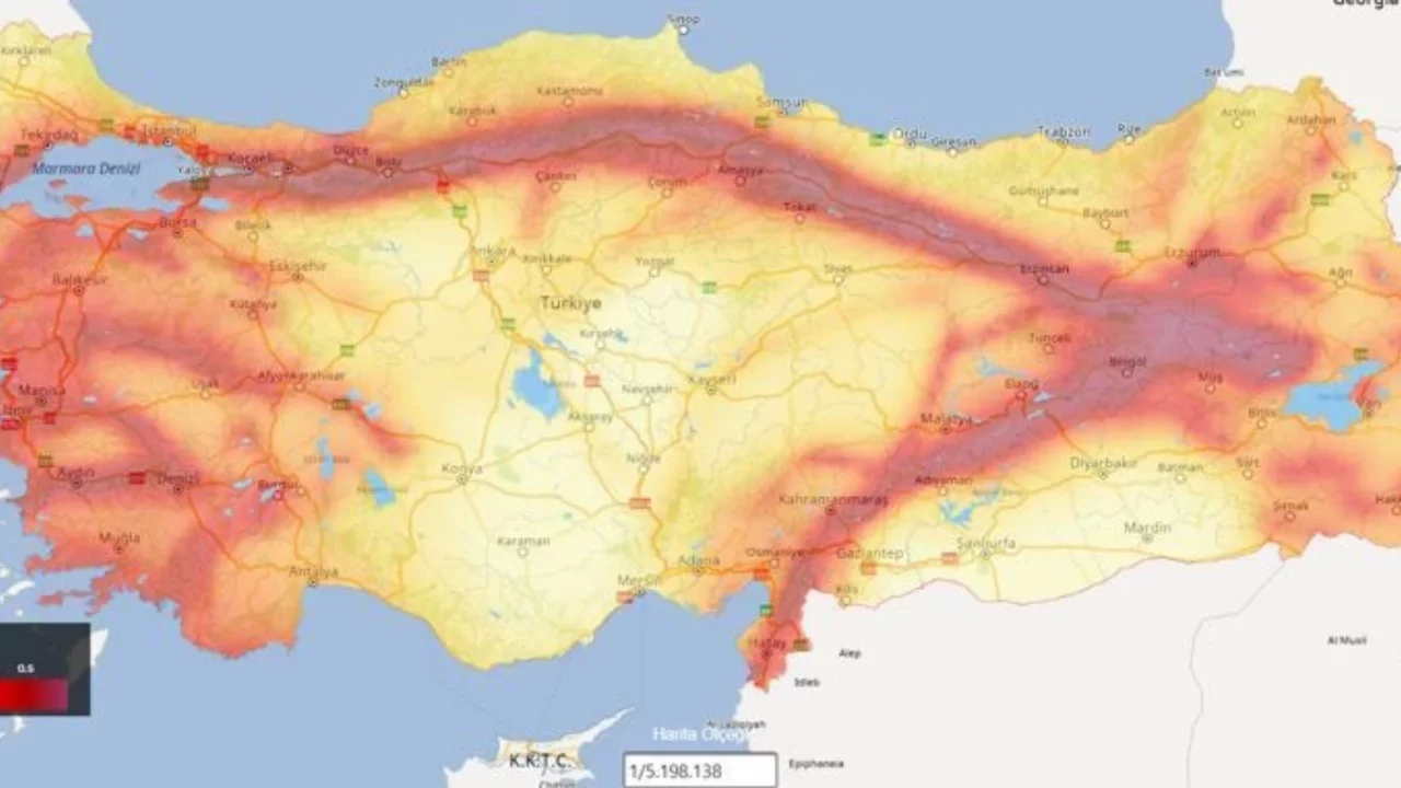 Türkiye'nin deprem haritası güncellendi! Güncel haritada 11 ilçe öne çıktı