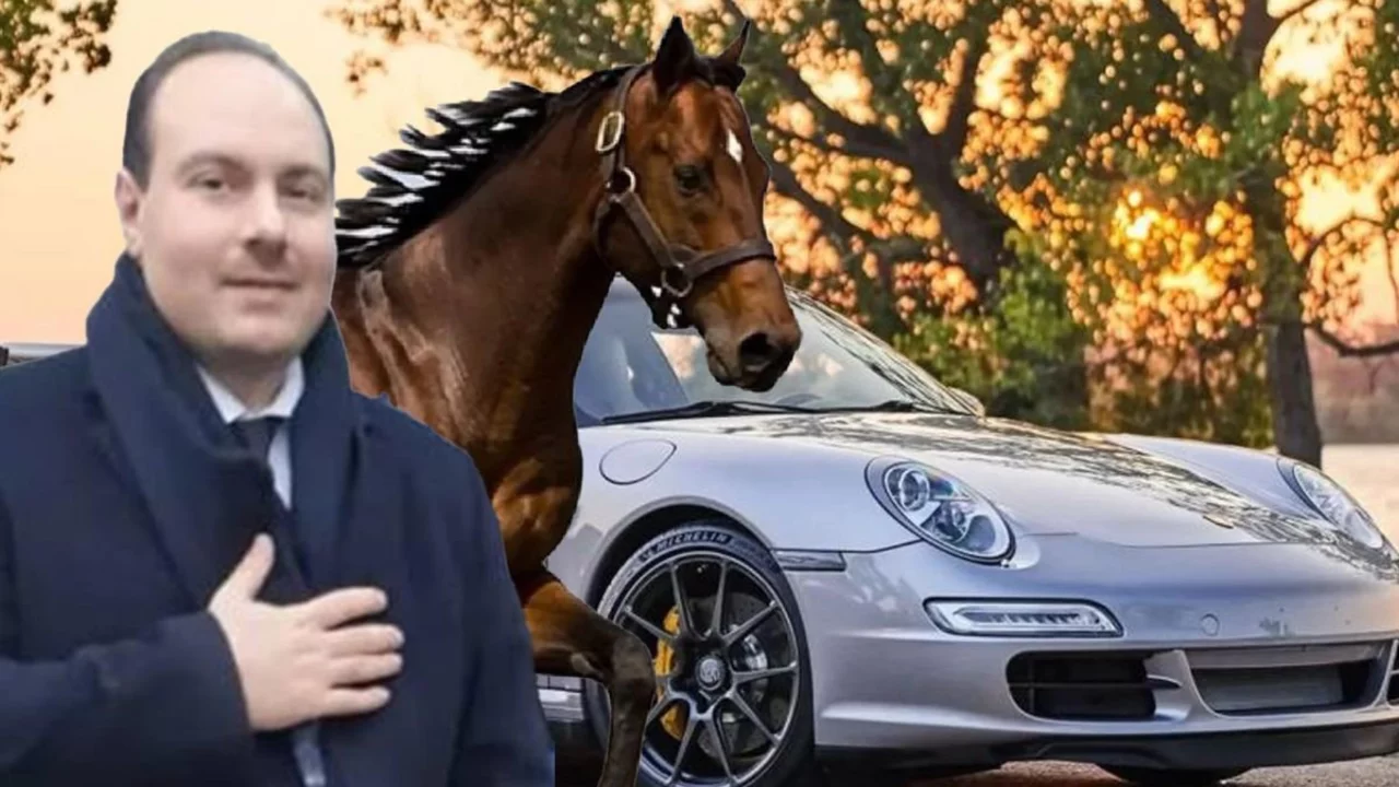 Alihan Kuriş'in mal varlığında ilgin&ccedil; detay! 40 milyonluk Porsche, yarış atları...