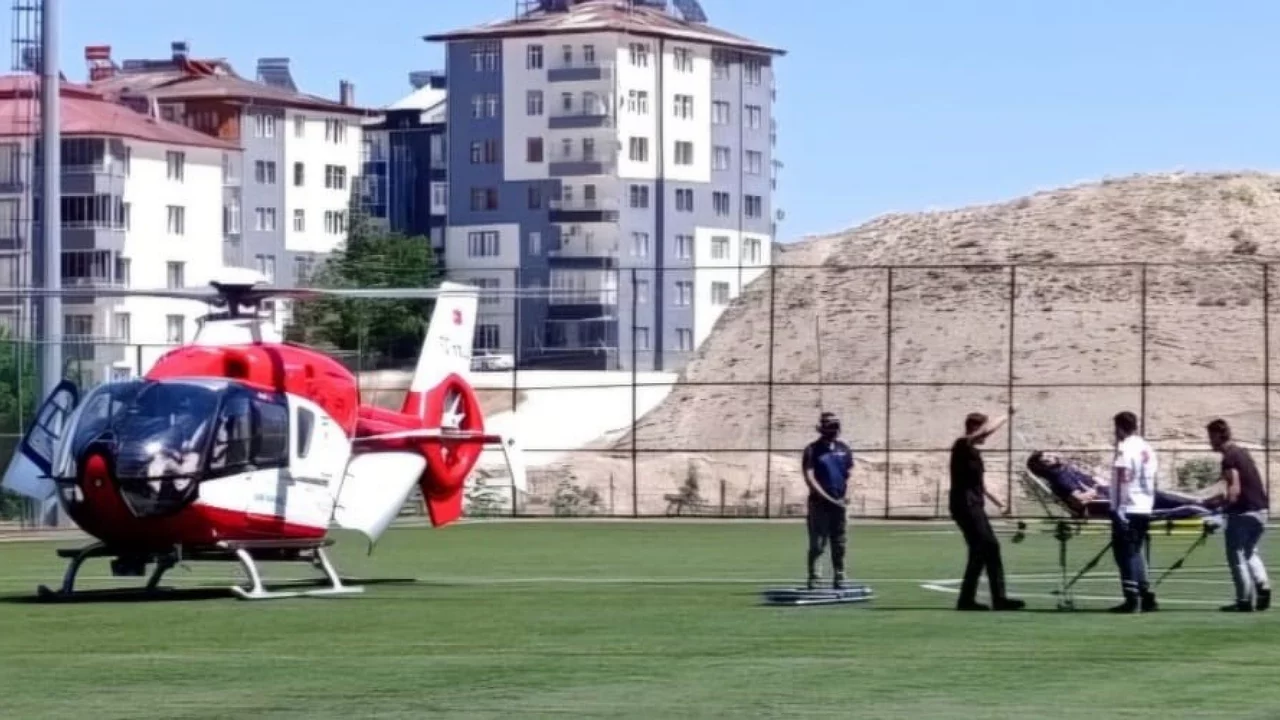 Kalp krizi ge&ccedil;iren hasta i&ccedil;in hava ambulansı havalandı