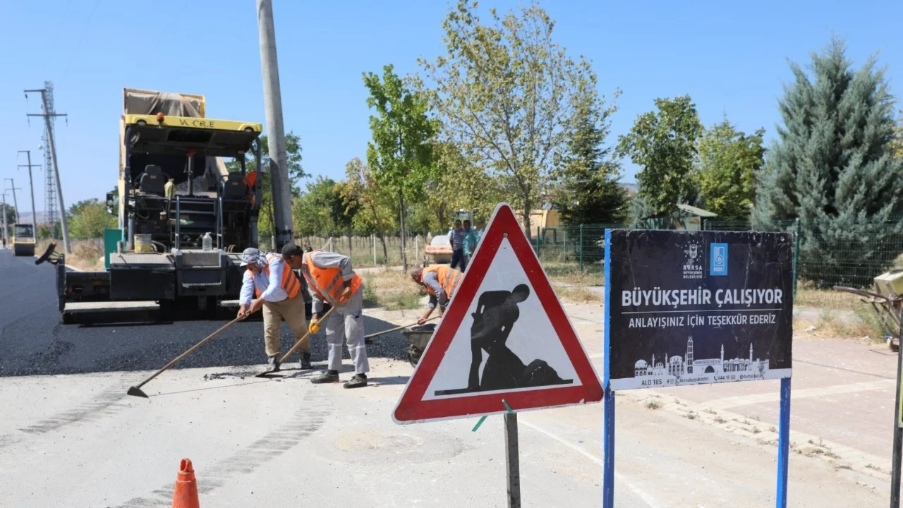 Bursa Büyükşehir'den ulaşım yatırımı: O güzergah yenilendi