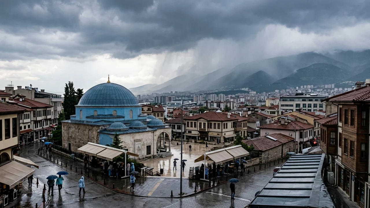 Bursa'da kavurucu sıcakların son g&uuml;nleri! 20 derece birden d&uuml;şecek...