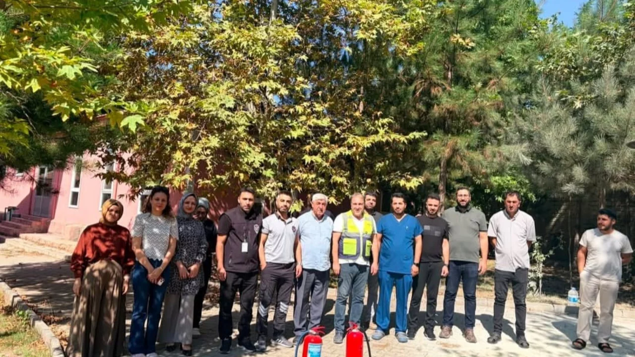 Elazığ'da yangın güvenliği eğitimi