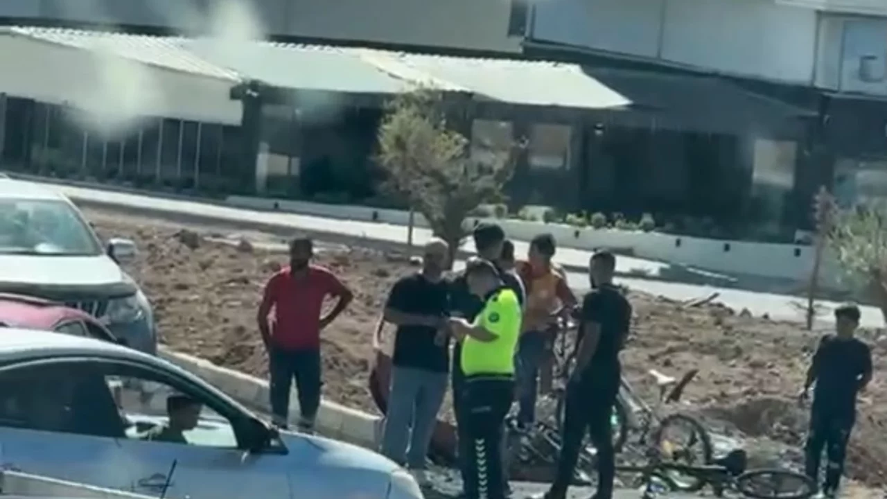 Otomobil ile bisiklet çarpıştı: 2 yaralı