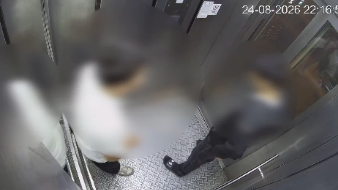 Bursa'da metro asans&ouml;r&uuml;nde pes dedirten olay! G&ouml;r&uuml;nt&uuml;ler ger&ccedil;eği ortaya &ccedil;ıkardı