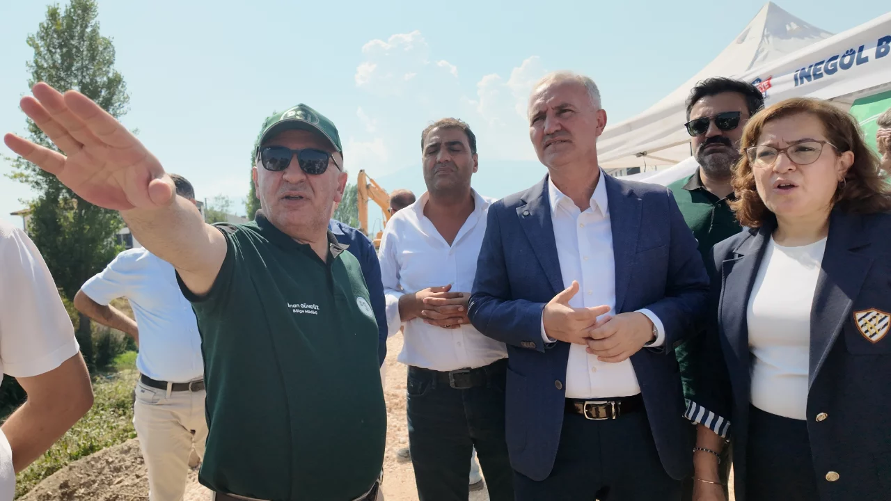 Bursa İneg&ouml;l'de dev proje başladı: Derelerde ıslah &ccedil;alışmaları hız kazandı