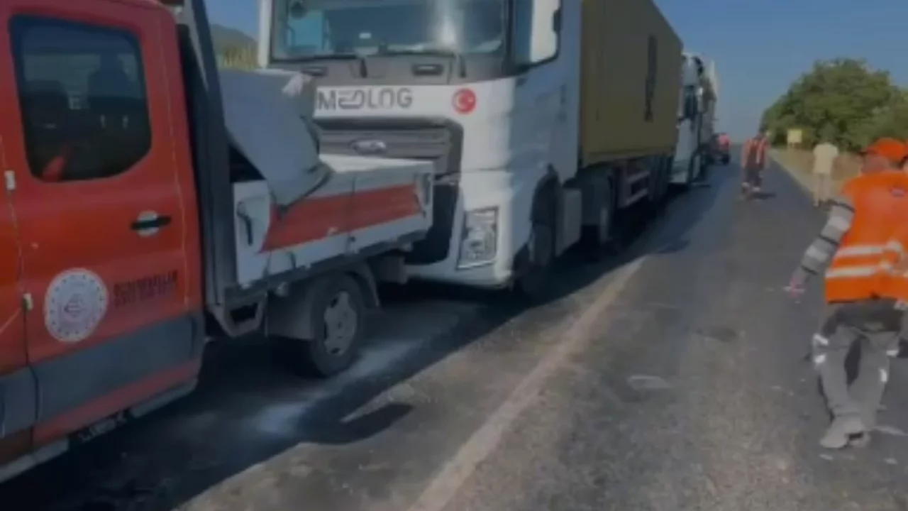 İznik-Mekece yolunda zincirleme kaza! Savruldu...