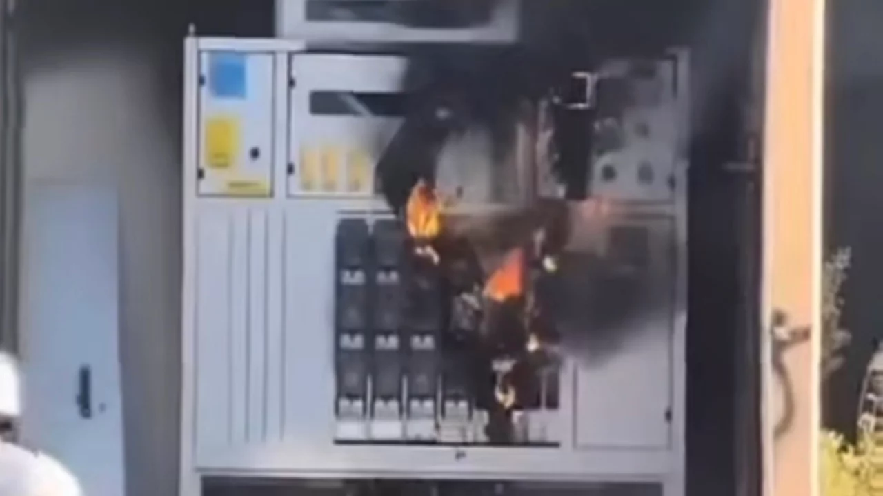 Bursa'da trafo yangını!