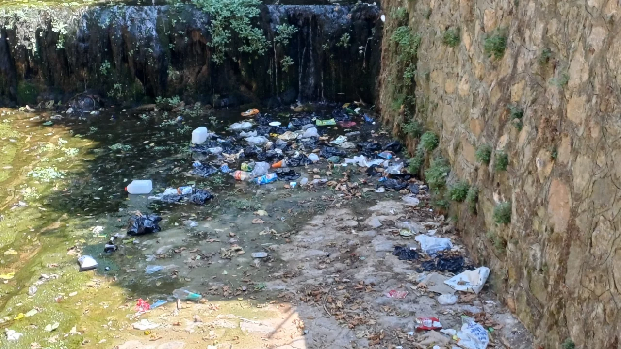 Bursa'da dere çöplerle doldu: Kötü koku tepkisi