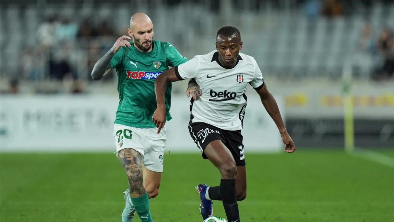 Beşiktaş Avrupa Ligi'nde! Deplasmanda avantajı korudu...