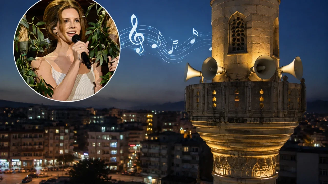 &Ccedil;orum'da cami hoparl&ouml;rlerinden ezan yerine Lana Del Rey yankılandı! G&ouml;r&uuml;nt&uuml;ler sosyal medyada g&uuml;ndem oldu