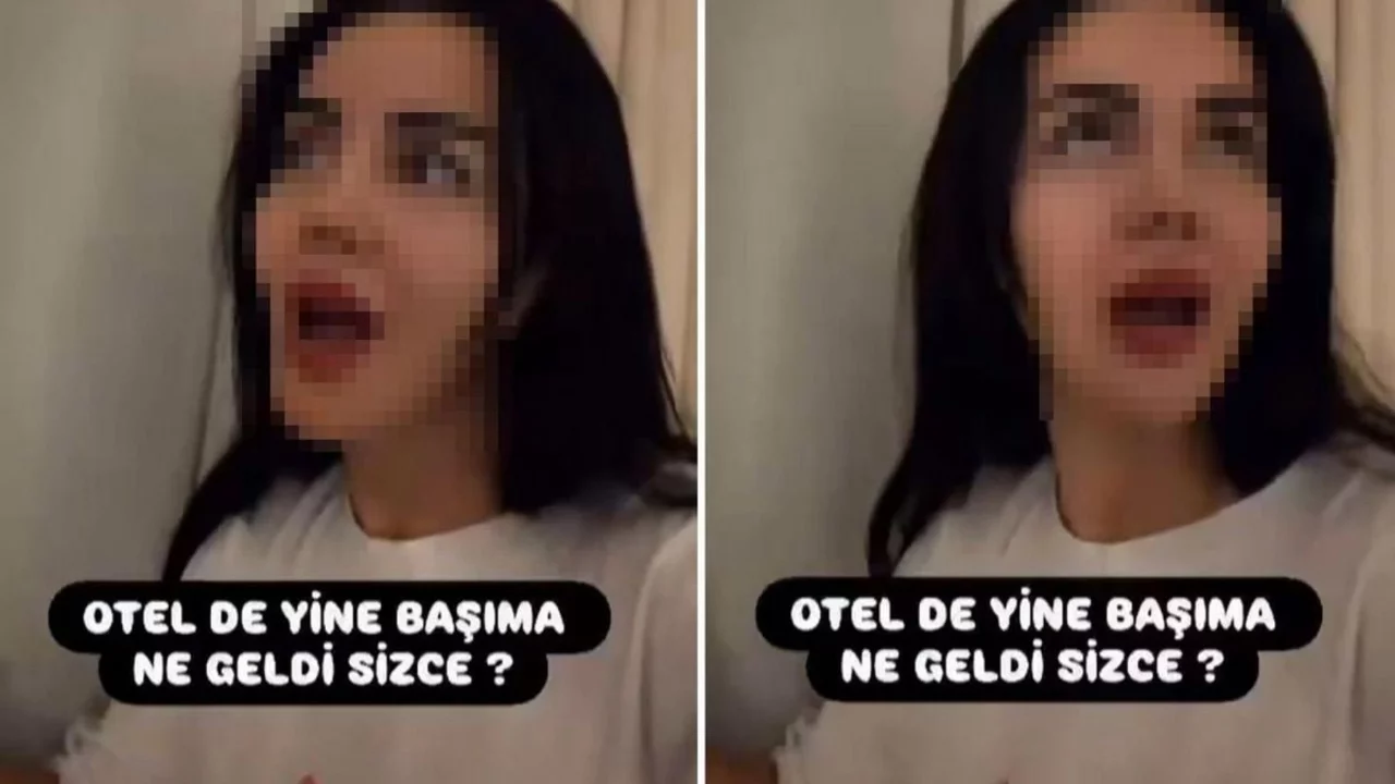 Yan odadan gelen uygunsuz sesleri kayda alıp paylaştı!