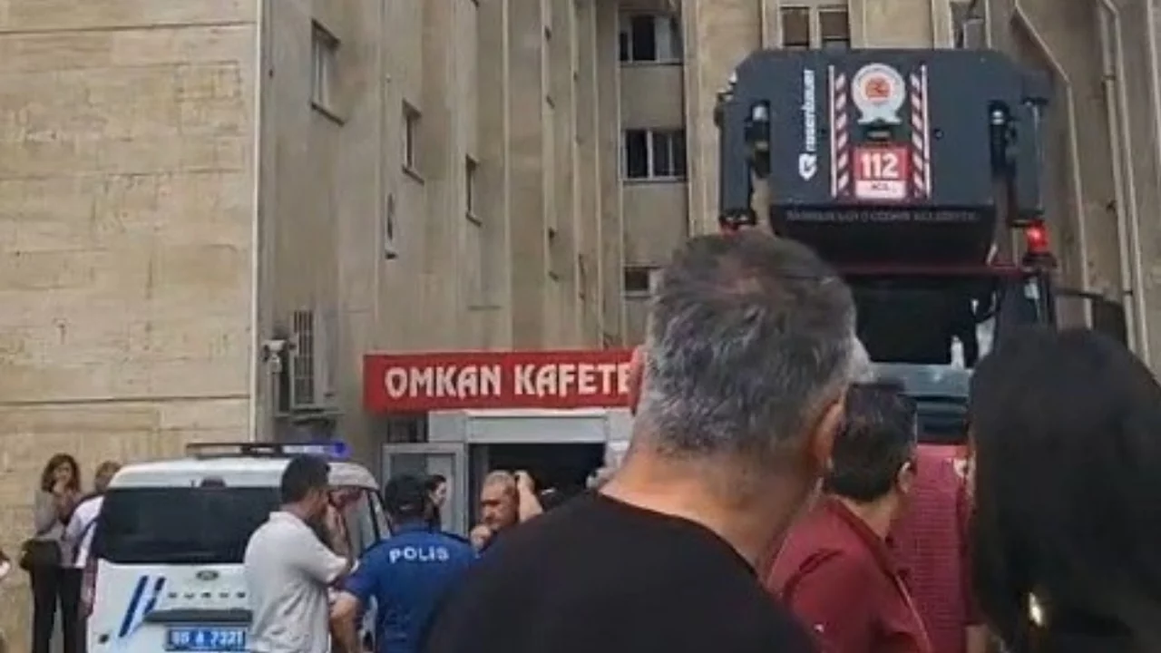 OM&Uuml; Tıp Fak&uuml;ltesi Hastanesi'nde 9. katta hareketli anlar