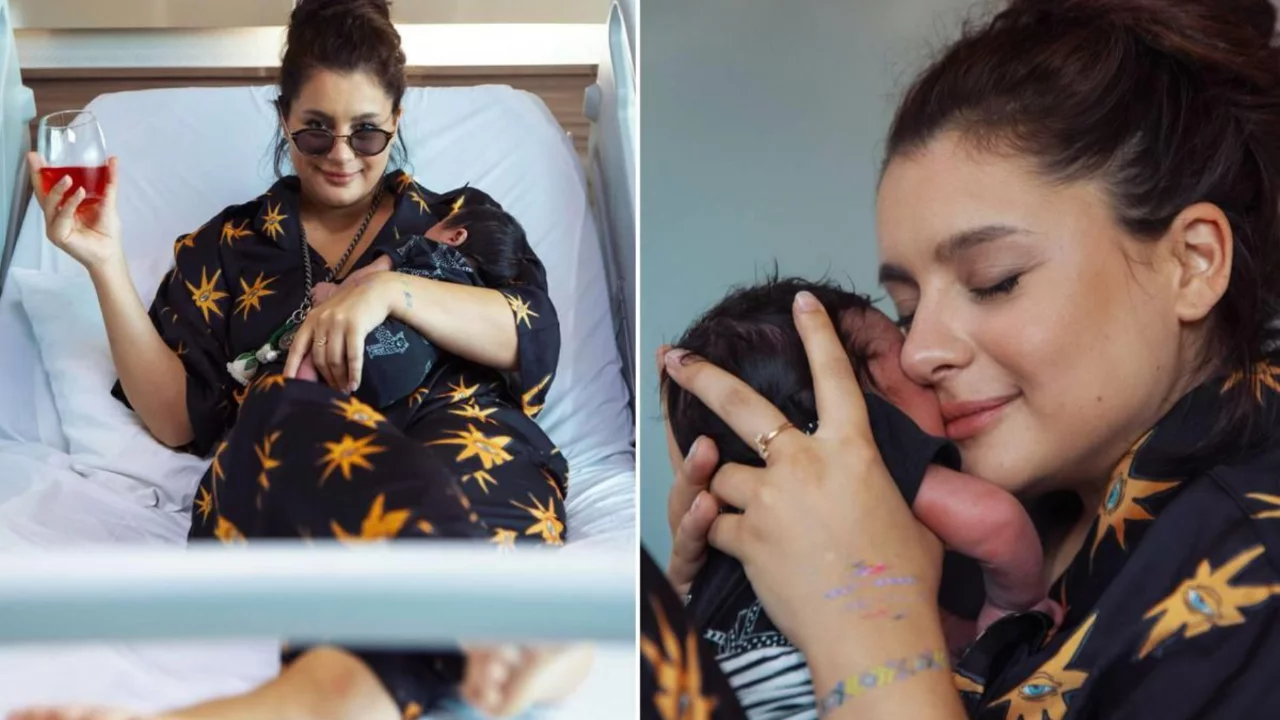 Atiye d&ouml;rd&uuml;nc&uuml; kez anne oldu! Kızına verdiği sıra dışı isim dikkat &ccedil;ekti
