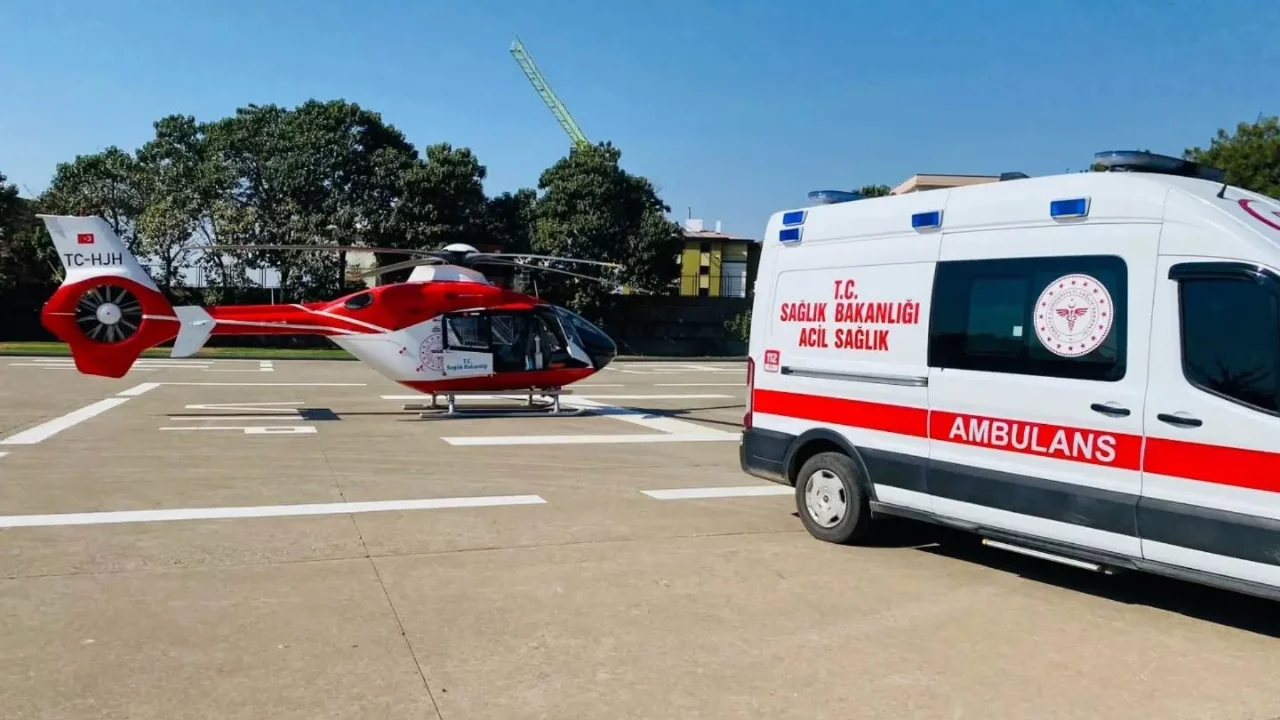28 g&uuml;nl&uuml;k bebek helikopterle Diyarbakır'a sevk edildi