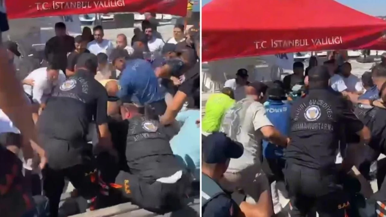 Batan geminin ardından Silivri'de gergin anlar! Gazetecilere saldırdılar