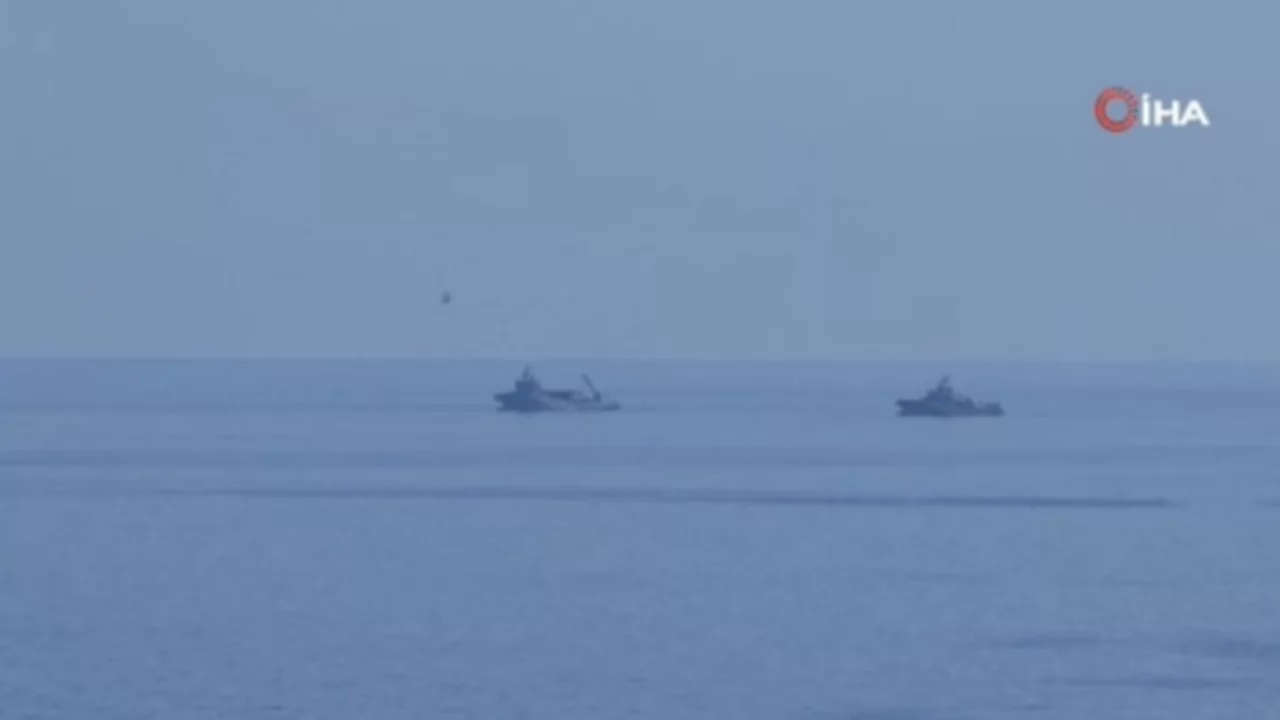Girne'de arama çalışmaları 4'üncü gününde: TCG Alemdar çalışmalara katıldı