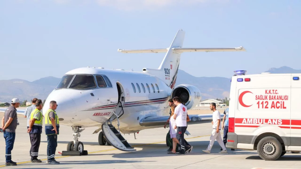 KKTC gemi kazasından kurtulan hamile kadın Türkiye'ye getirildi