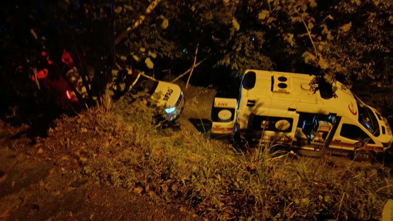 Park etme sırasında kontrolden çıkan araç uçuruma yuvarlandı! Ölü ve yaralı var...