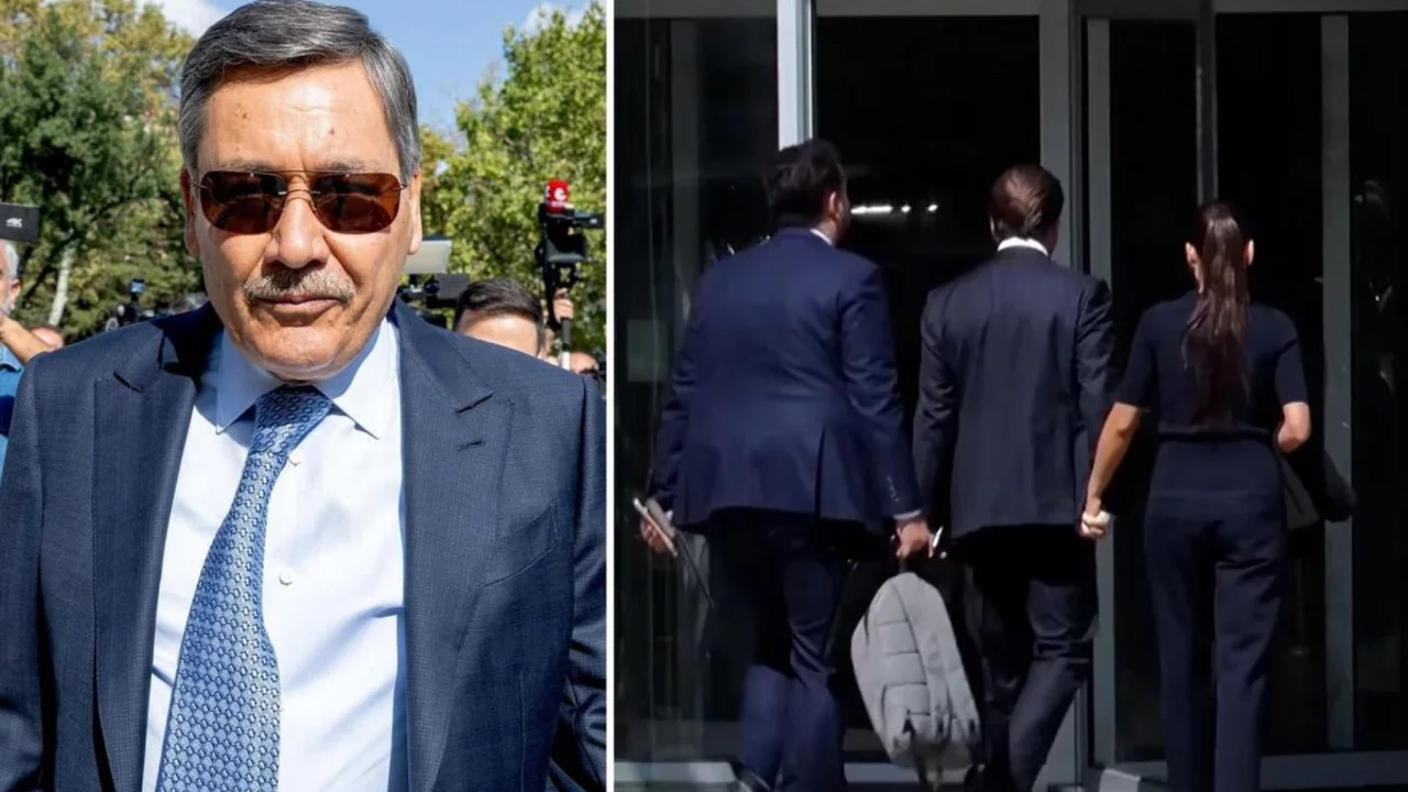 Melih Gökçek'in oğlu ve gelini adliyede