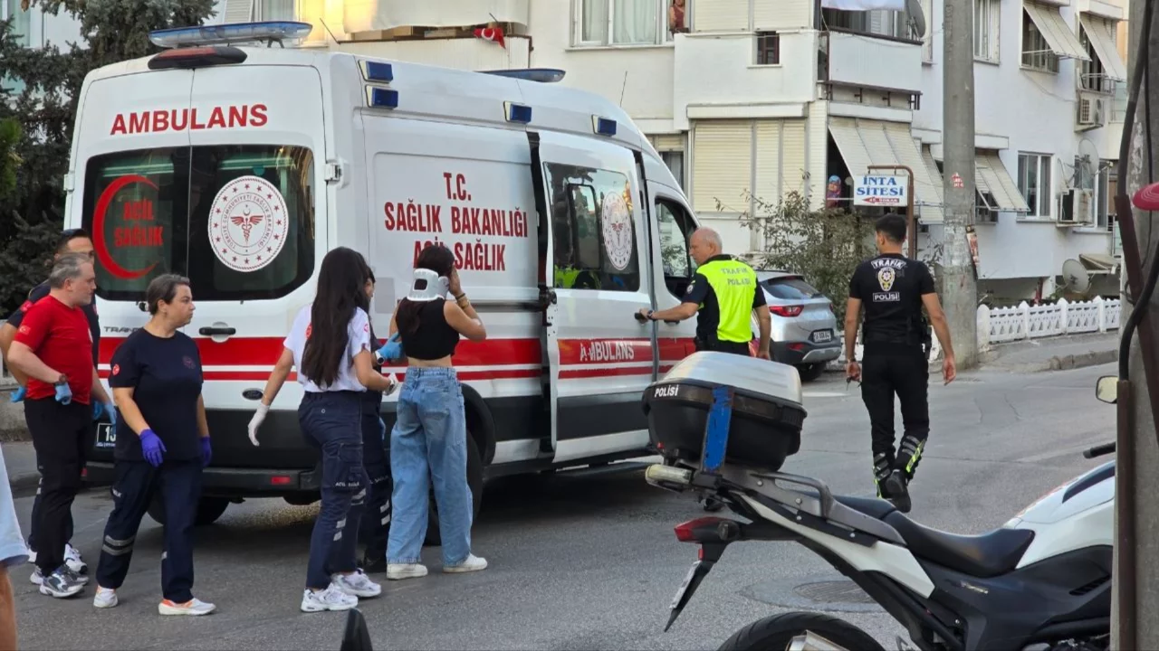 Mudanya'da motosiklet kazası: Yaya ve yolcu yaralandı