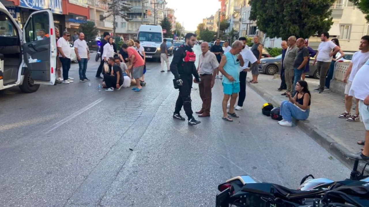 Bursa'da korkutan kaza: Karşıya ge&ccedil;mek isterken kendini yerde buldu!
