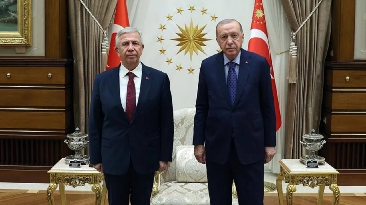Ankara'da s&uuml;rpriz zirve! Cumhurbaşkanı Erdoğan, Mansur Yavaş ile g&ouml;r&uuml;şt&uuml;