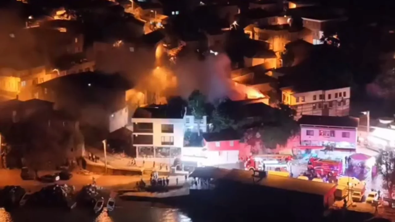 Bursa'da başkanın evi alevlere teslim oldu!