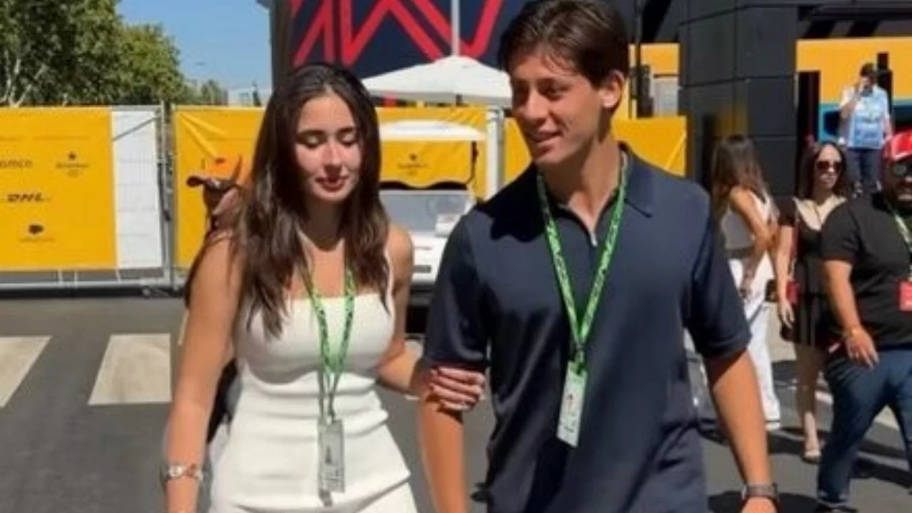 Arda G&uuml;ler sevgilisi Duru Nayman ile Formula 1 heyecanında! Madrid'de yıldızlar ge&ccedil;idine katıldı