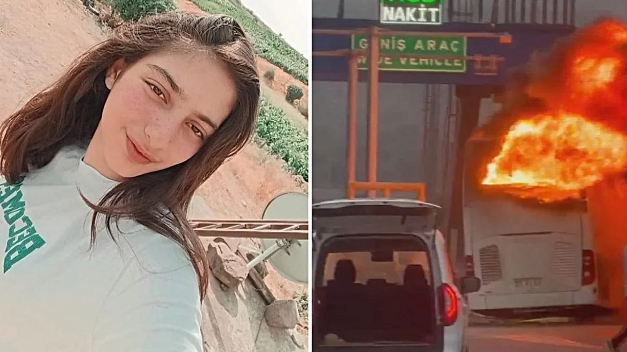 Yanan yolcu otob&uuml;s&uuml;nde baba herkesi kurtardı, kızını kurtaramadı