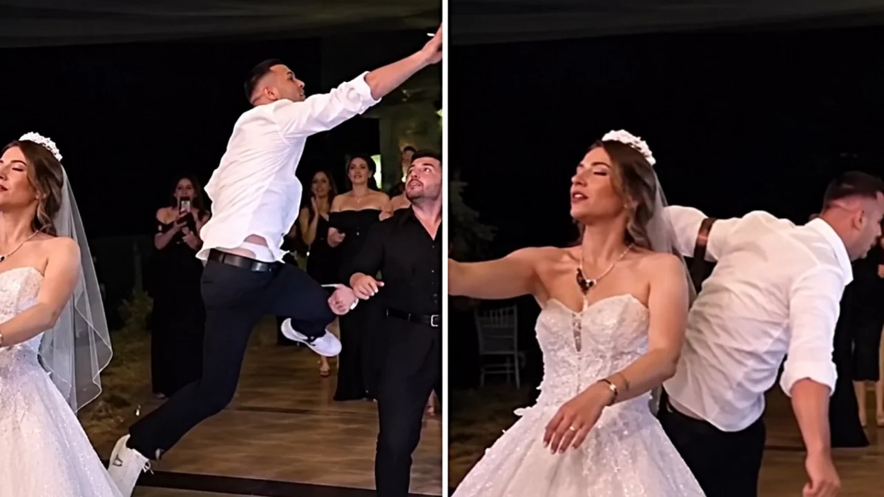 Gelinin en mutlu g&uuml;n&uuml;nde başına gelmeyen kalmadı!