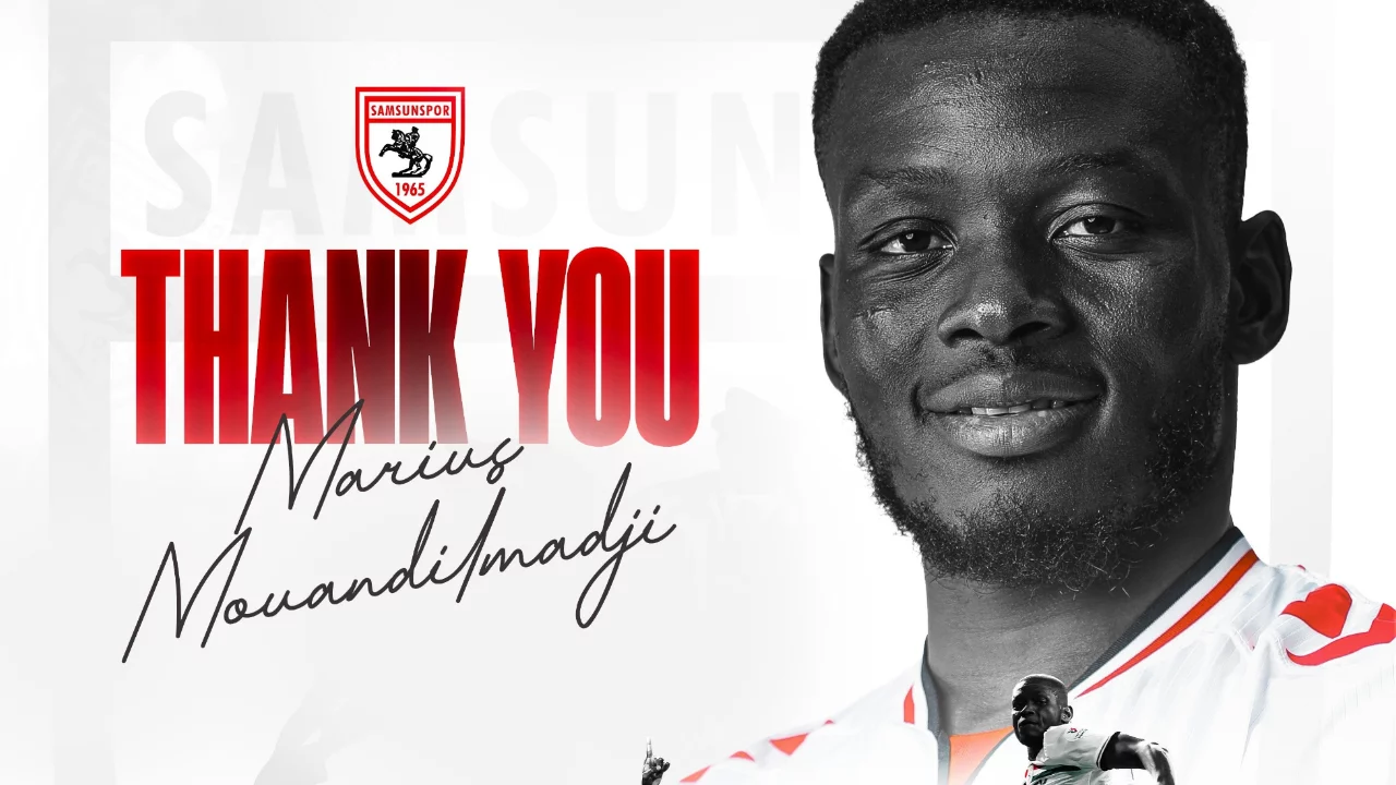 Samsunspor'da Mouandilmadji takımdan ayrıldı
