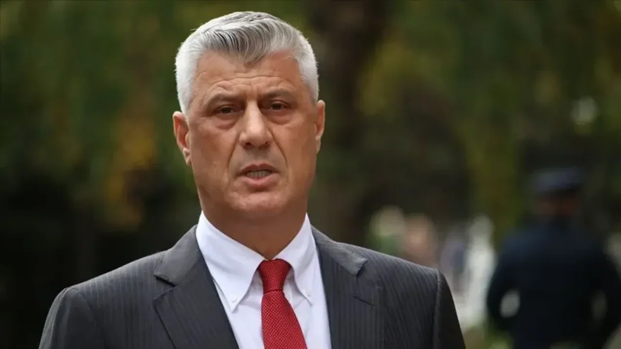 Kosova'nın eski Cumhurbaşkanı Haşim Tha&ccedil;i'ye 25 yıl hapis cezası