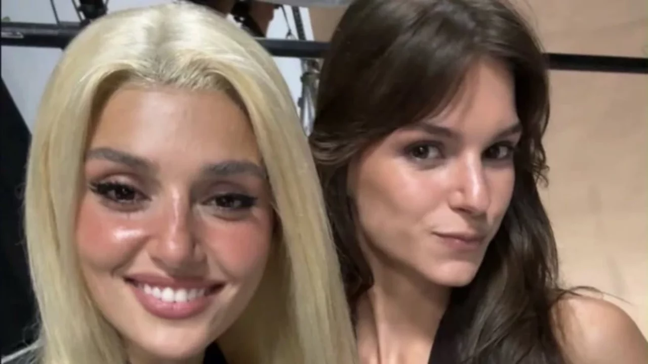 Hande Er&ccedil;el'in yeni imajı şaşırttı! Sarışın halini g&ouml;renler g&ouml;zlerine inanamadı