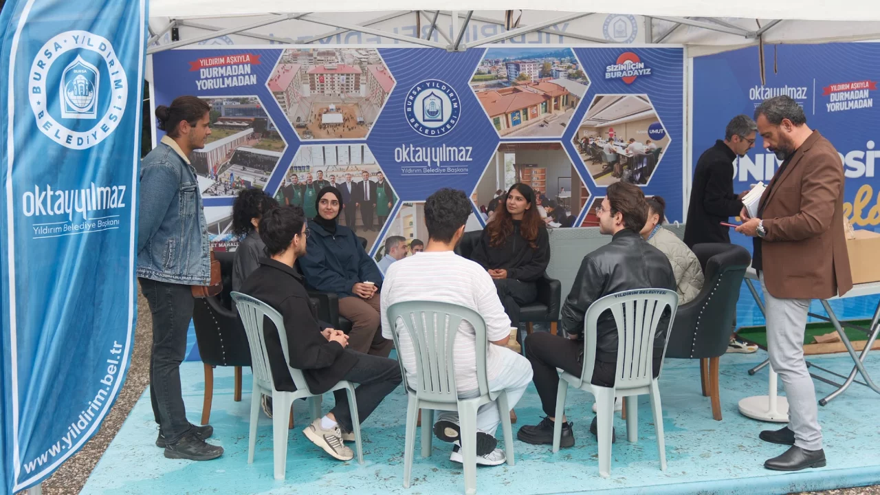 Yıldırım'da üniversite öğrencilerine sıcak karşılama
