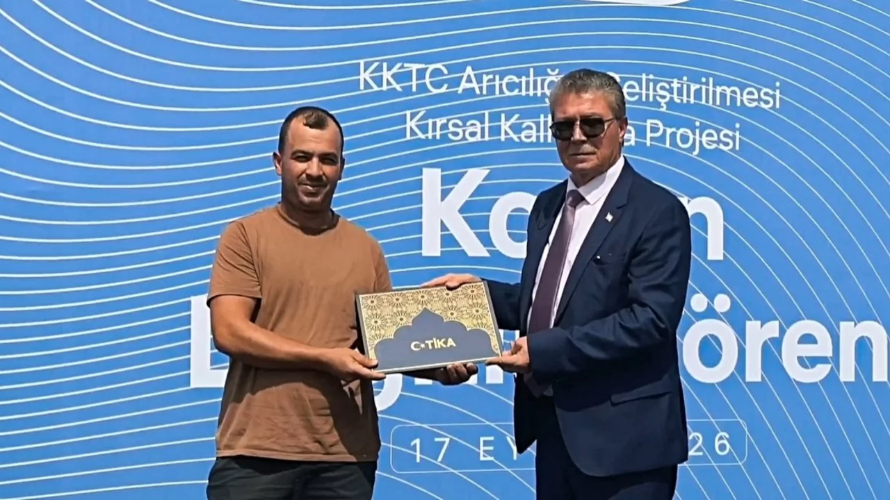 KKTC'de 170 arıcıya bin modern arı kovanı dağıtıldı