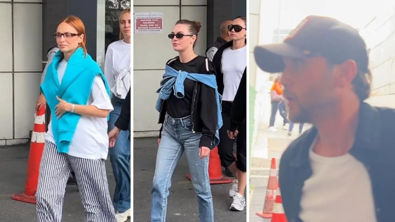 Gözaltındaki ünlülerden ilk görüntüler! Sağlık kontrolünden geçirildiler