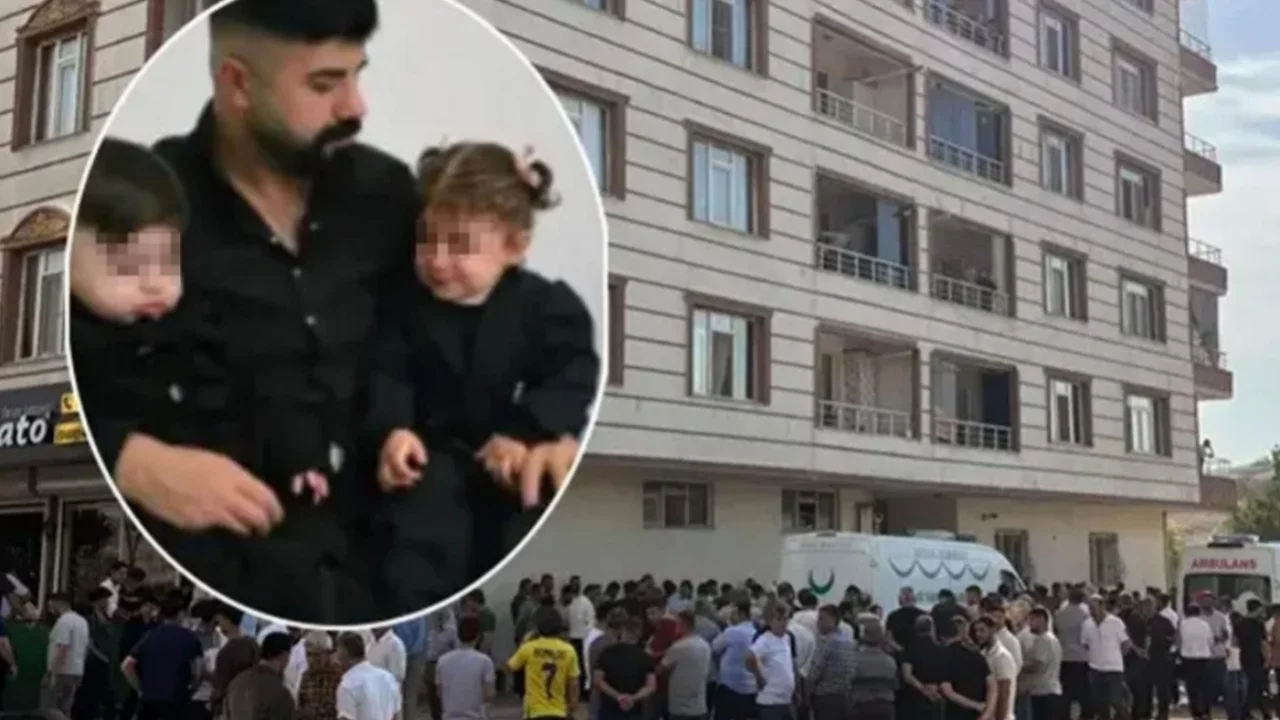 Aile faciası! Eşini ve 2 &ccedil;ocuğunu bı&ccedil;akla &ouml;ld&uuml;r&uuml;p kendini astı