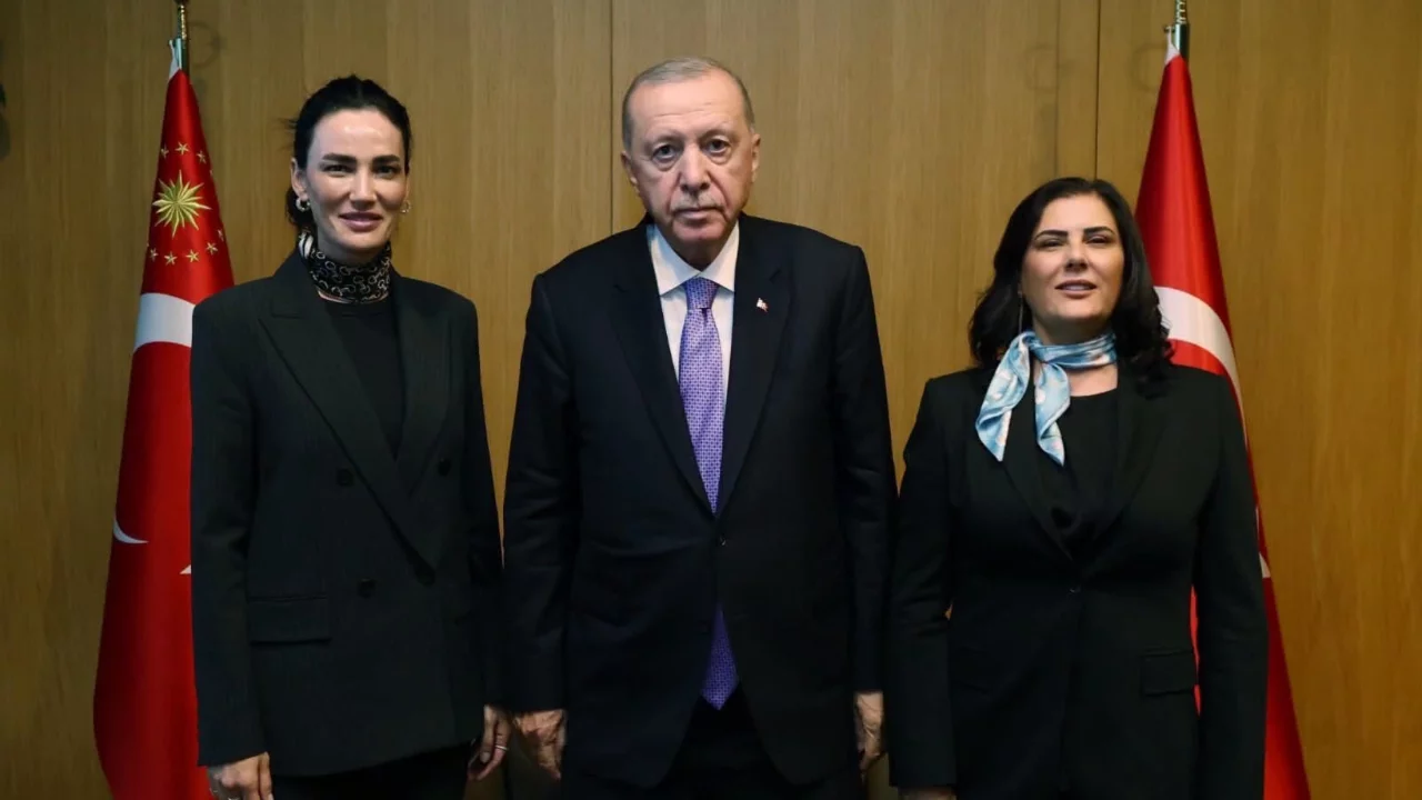 Özlem Çerçioğlu'ndan Cumhurbaşkanı Erdoğan'a ziyaret