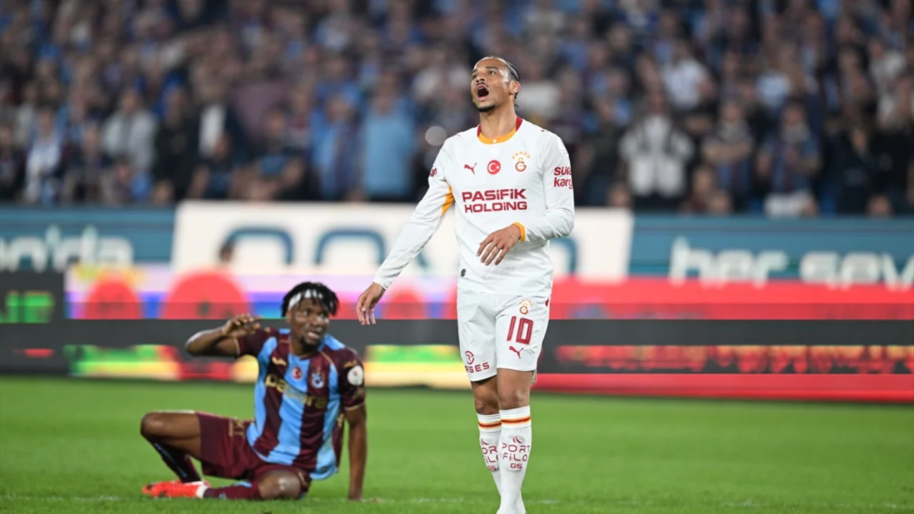 Trabzonspor'dan Galatasaray'a ağır darbe! Dev ma&ccedil;ta skor 4-0