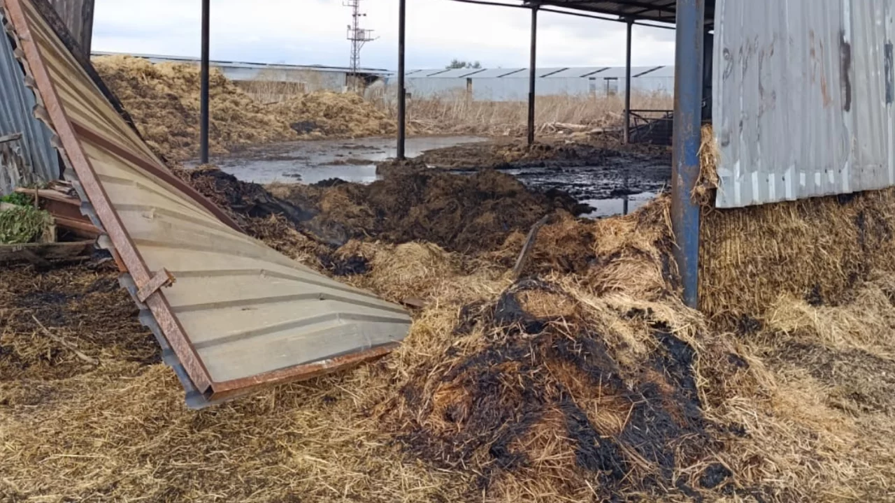 Yenişehir'de saman deposu alevlere teslim oldu! 6 bin balya k&uuml;le d&ouml;nd&uuml;...