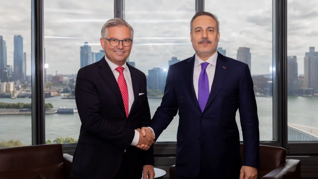 Hakan Fidan'dan New York'ta kritik temas: AB Komisyonu &Uuml;yesi Magnus Brunner ile g&ouml;r&uuml;şt&uuml;