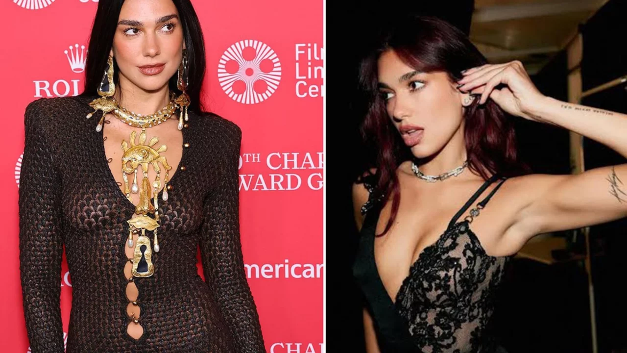 Dua Lipa'nın b&uuml;stiyerindeki detay herkesi şaşırttı! Tam 740 antika d&uuml;ğme kullanıldı
