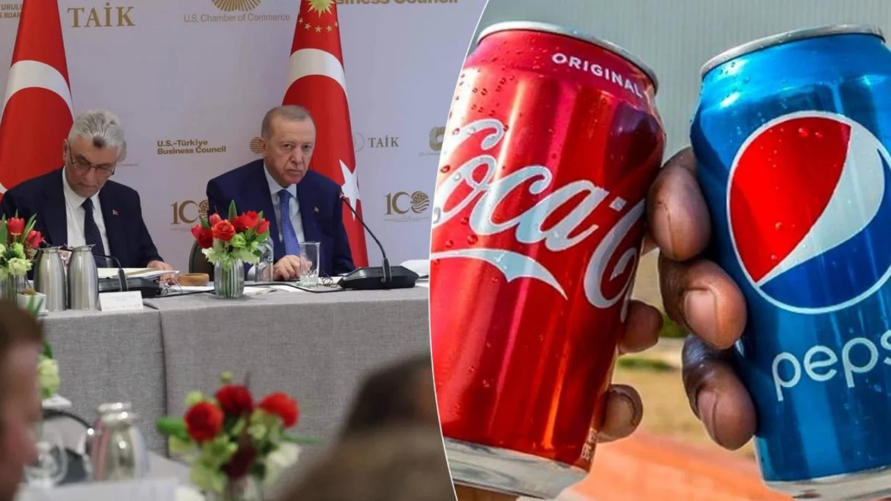 Toplantıya damga vuran an! Erdoğan'dan Pepsi ve Coca Cola yöneticilerine zor soru