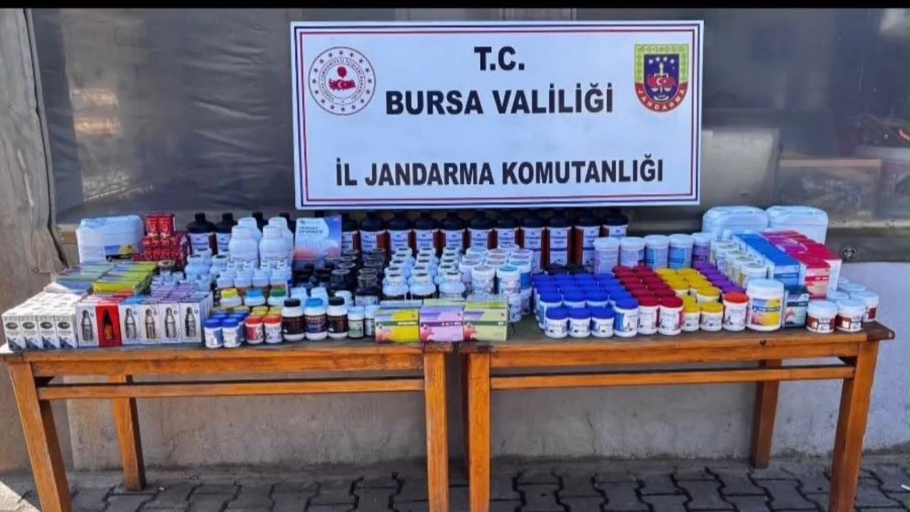 Bursa'da kaçak tıbbi kuş ilacı operasyonu! Değeri 1,5 milyon TL
