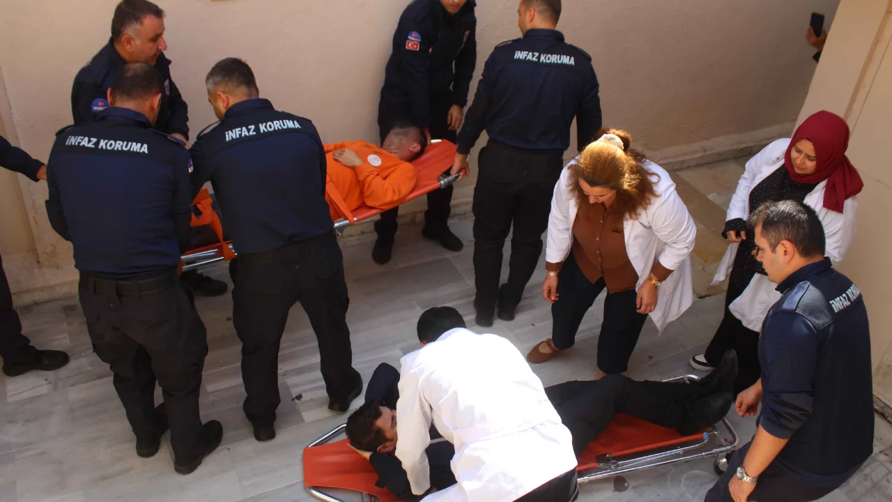 Gemlik A&ccedil;ık Ceza İnfaz Kurumunda ger&ccedil;eği aratmayan olağan&uuml;st&uuml; hal tatbikatı