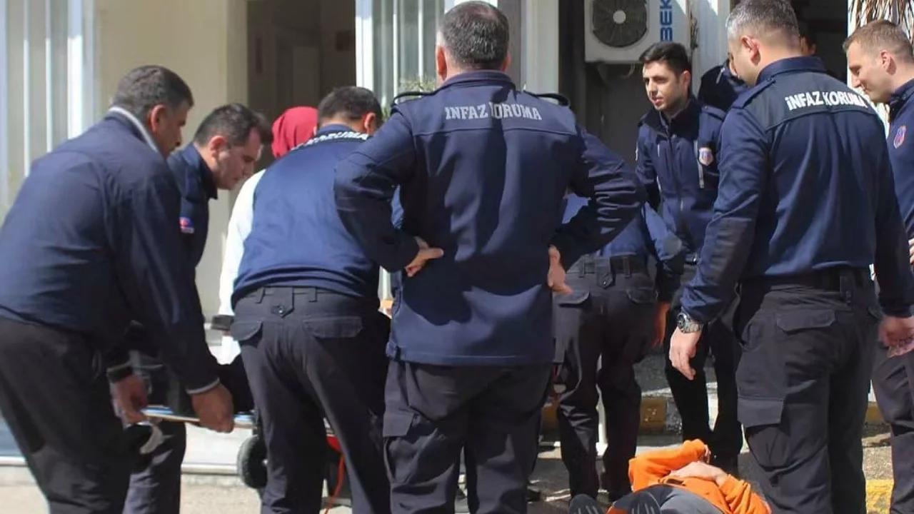 Gemlik Açık Ceza İnfaz Kurumu'nda gerçeği aratmayan tatbikat 