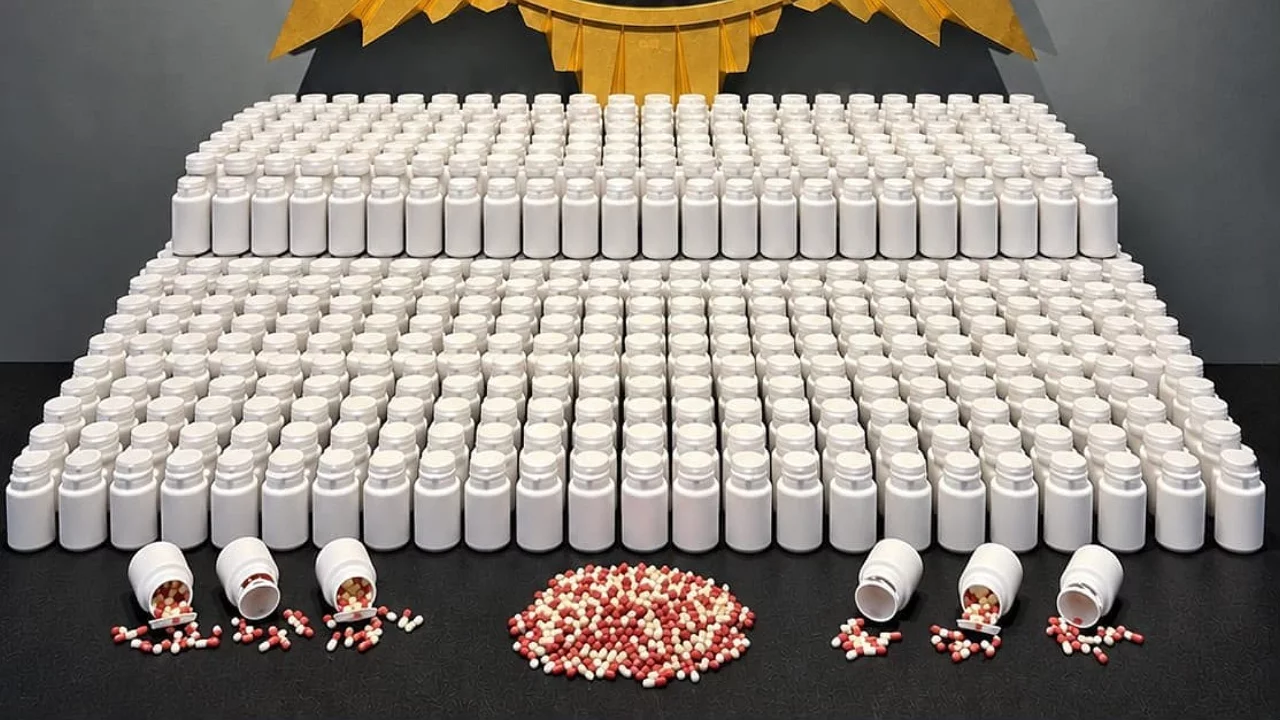 46 bin 189 adet sentetik ecza hapı ele geçirildi