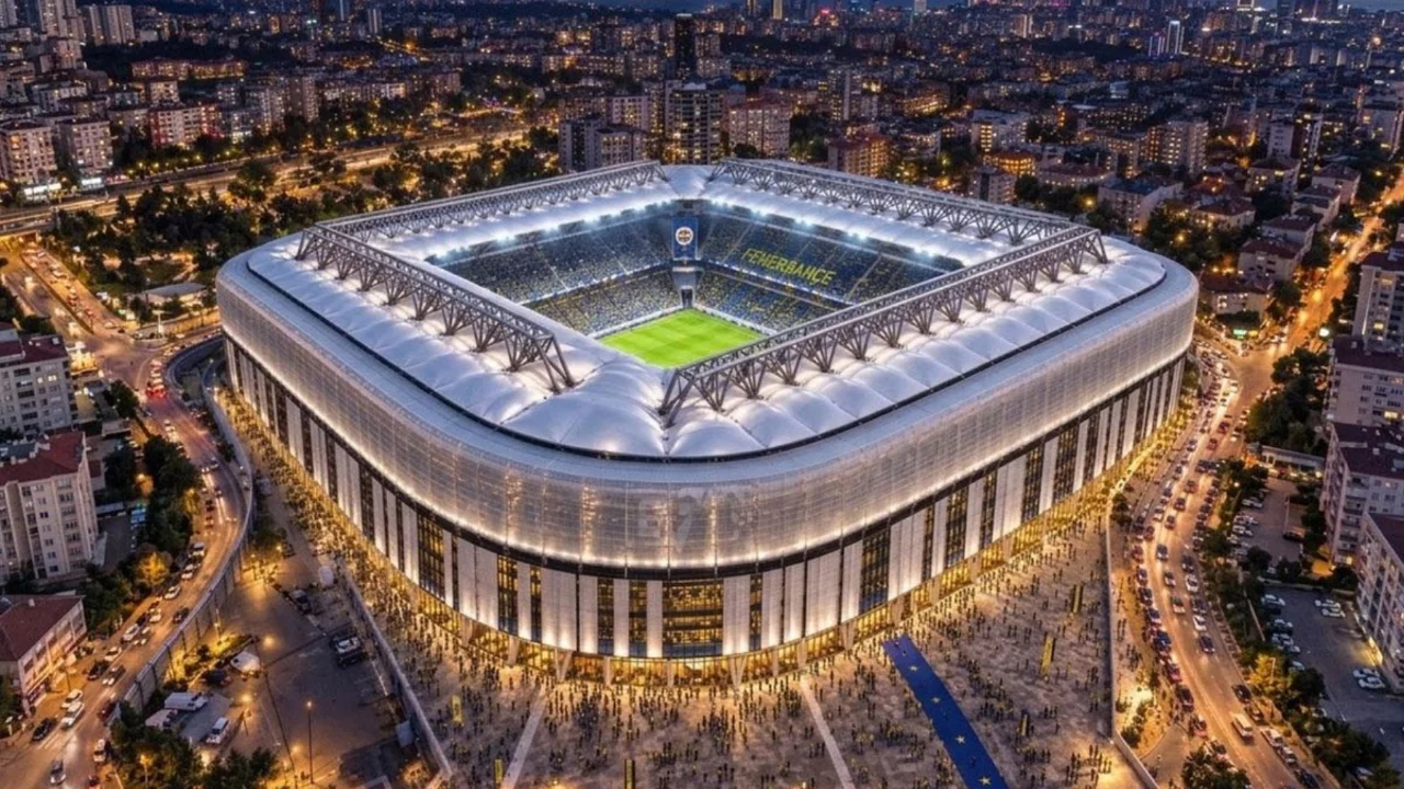 Fenerbah&ccedil;e Stadyumu'nun yenilenecek halinin son g&ouml;r&uuml;nt&uuml;s&uuml; paylaşıldı